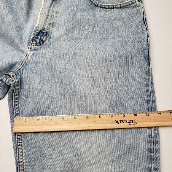 Vintage Tommy Hilfiger Jeans Mens 34x30 Blue Relaxed Fit Light Wash Faded Y2K - Picture 8 of 16